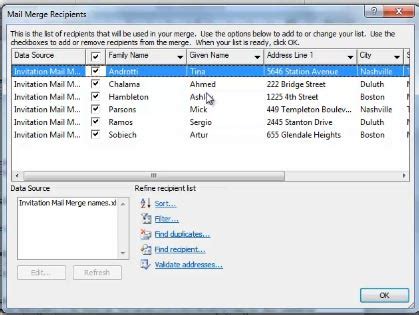 Image result for Microsoft 2010 Mail Merge Tutorial