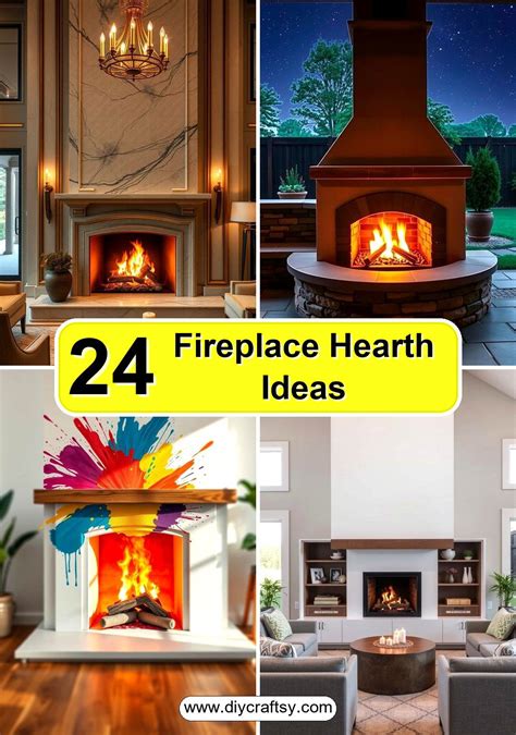 24 Fireplace Hearth Ideas for Cozy Living Room Designs