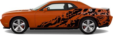 Buy Side Nightmare Graphics Vinyl Decals Compatible with Dodge ...