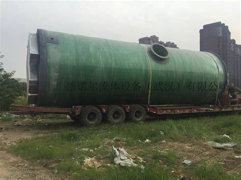 安徽宿州污水处理厂的玻璃钢泵站已发货成功|德诺尔流体设备（武汉）有限公司