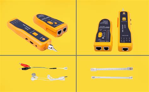 Ketsicart® LAN Network Cable Tester Cat5 Cat6 RJ45 UTP STP, Telephone ...