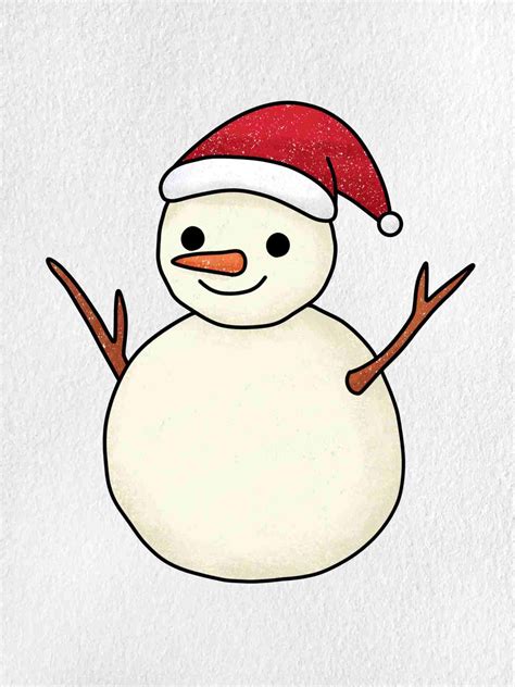 Image result for Snowman Drawing