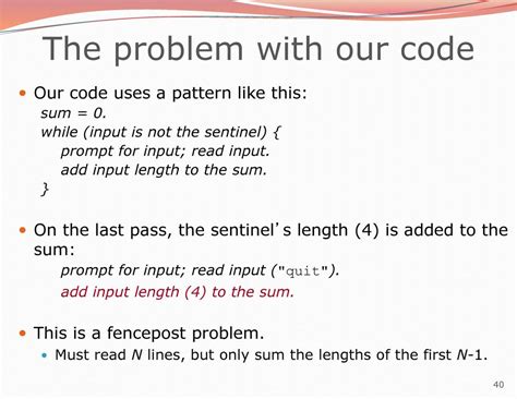 Image result for Java Fence Post Problem Example Code