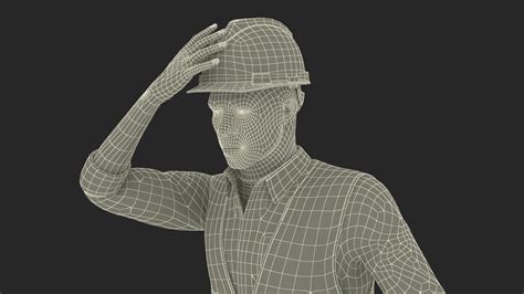 3D model Construction Worker Fur Rigged | 3D Molier International