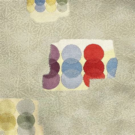 Colorful circle＊リサイクル名古屋帯 A260 セール | kimono tento