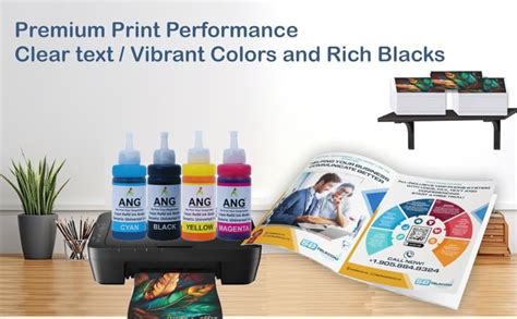 ANG Refill Ink for Use in h.p DeskJet 2131 Printer Compatible with h.p ...