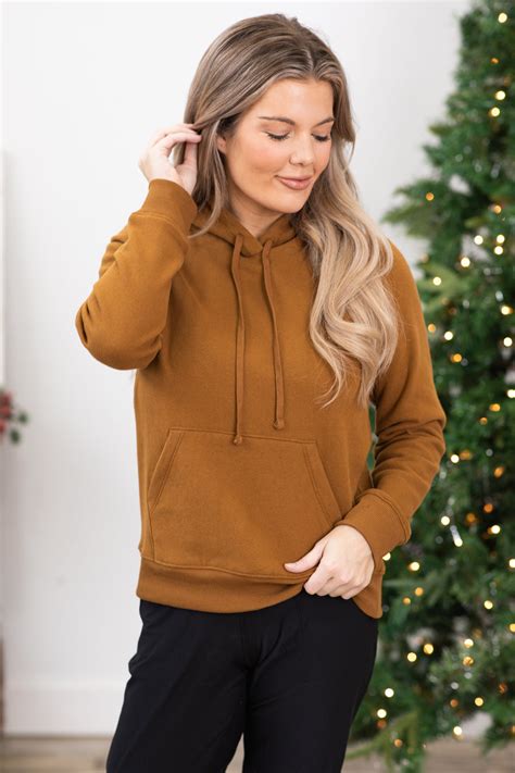 Light Brown Hooded Sweatshirt · Filly Flair