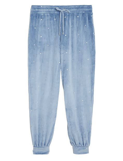 Buy Flexifit™ Velour Foil Spot Lounge Joggers at Marks & Spencer