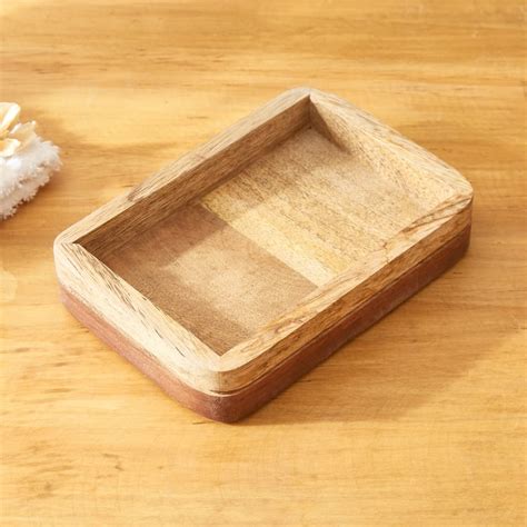 Buy Panama Birch Wooden Soap Dish from Home Centre at just INR 799.0