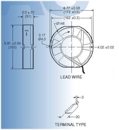 Mechatronics 172x150x51mm 120 Volt High Speed AC Fan – Coolerguys