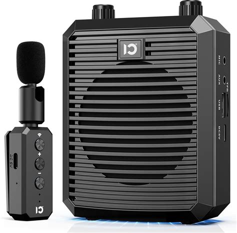 Amazon.com: WinBridge Wireless Voice Amplifier with Bluetooth Lavalier ...