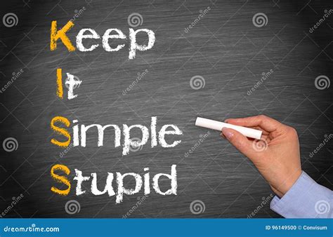KISS - Marketing Concept - Keep it Simple and Stupid Stock Photo ...