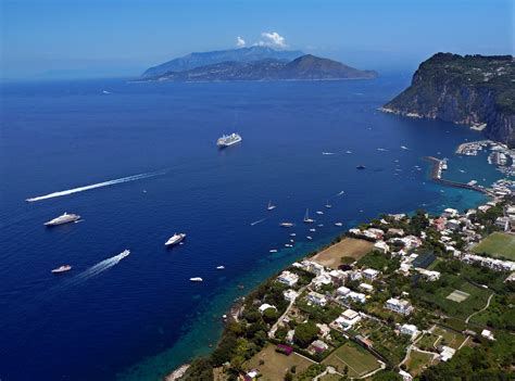 Anacapri view of Isle of Capri, Italy