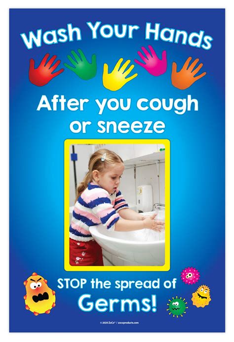 Buy Daycare s - Hand Washing s - Laminated s - Hand Washing Signs for ...