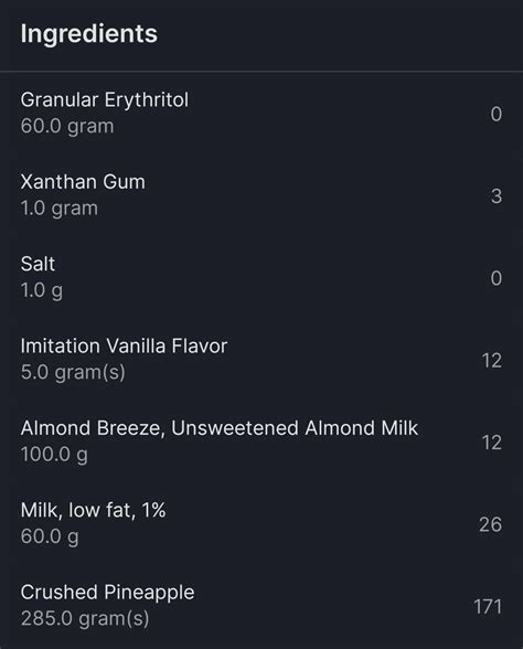 225 Calorie Dole whip (pineapple Ice cream) : r/Volumeeating