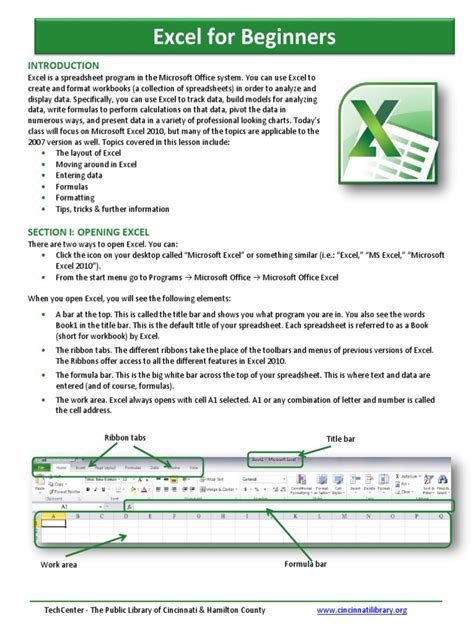 Image result for Excel Help for Beginners
