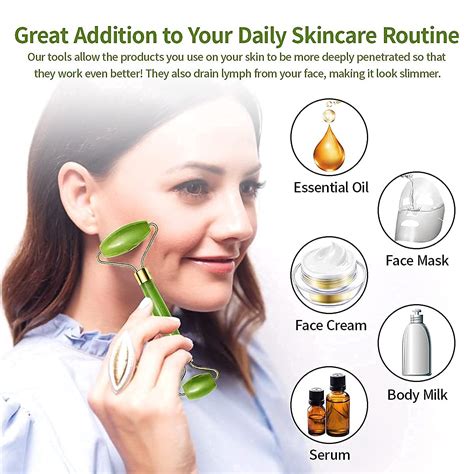 0318 Gua Sha Stone And Anti Aging Jade Roller Massager For Face Massag ...