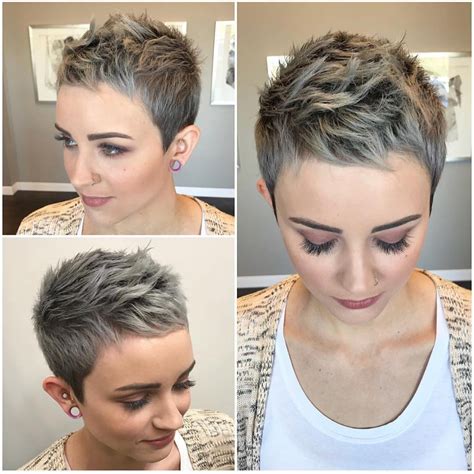 Short Edgy Pixie Haircuts