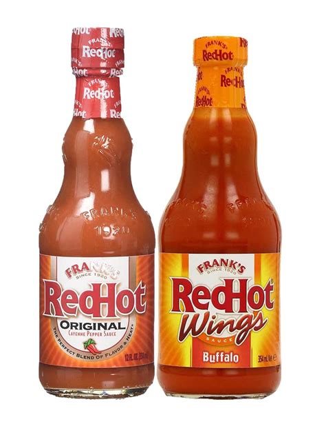 Frank's RedHot Original Cayenne Pepper Sauce 354ml & Buffalo Wings ...