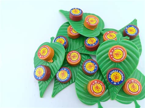 advancedestore -(Pack of 100PCS) Plastic - Leaf Shape Thamboolam Set ...