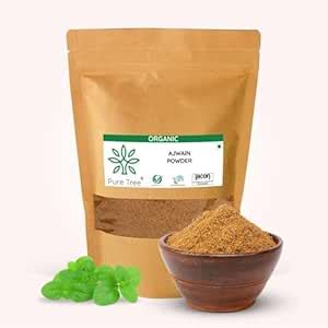 Pure Tree Certified Organic Ajwain Powder | Carom Seed Powder | Ajavain ...