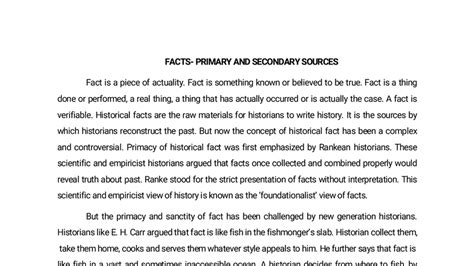 HIST 101: Understanding Primary and Secondary Sources in History - Studocu