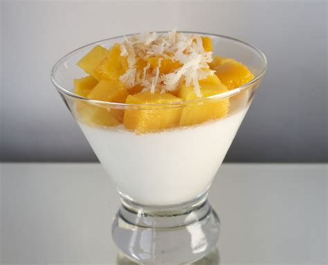 Mango Coconut Panna Cotta Recipe | Dirty Dishes Messy Kisses