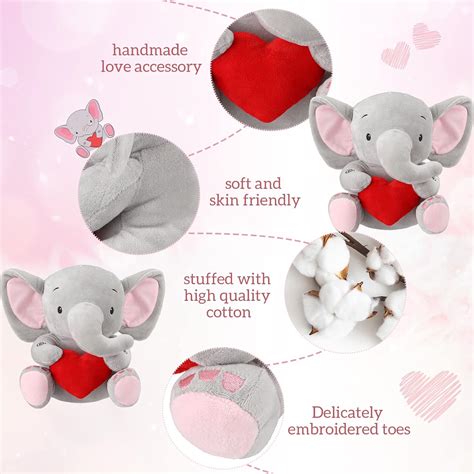 Buy Elephant Show Baby Favors Stuffed Animal 2 Pcs Pink Flappy Elephant ...