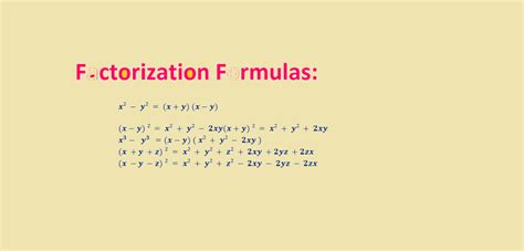 Image result for How to Do Factorization in Math
