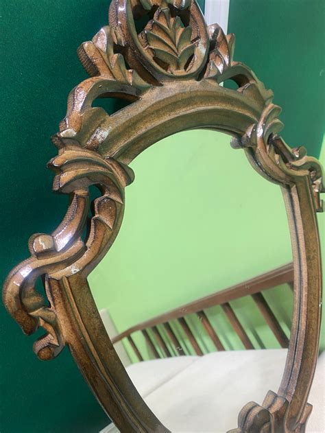 Wooden Maharani Mirror Frame – Hand Carved Style Decorative Wall Mirro ...