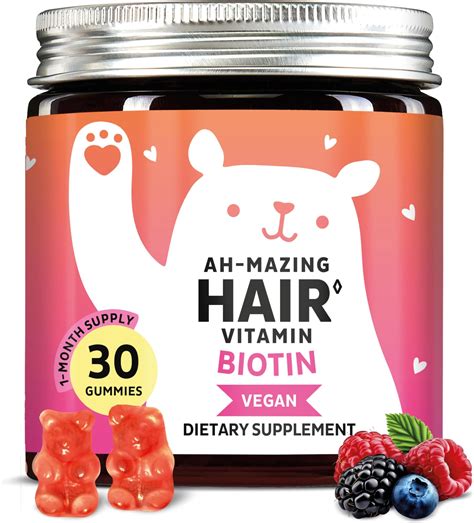 Amazon.com: enliven Biotin Hair Skin and Nail Vitamins | Biotin Gummies ...