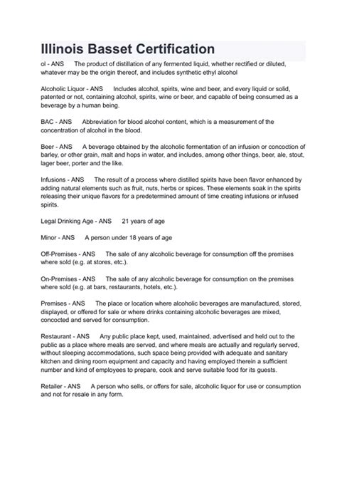 Illinois Basset Certification Questions And Answers - BASSET - Stuvia US