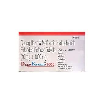 Dapaformin-1000 - Strip of 10 Tablets : Amazon.in: Health & Personal Care