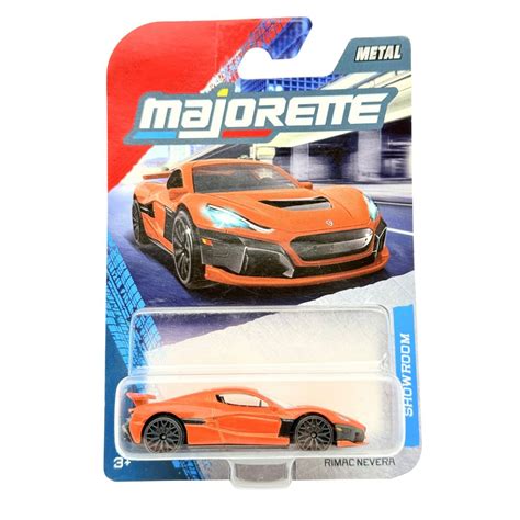 Showroom Premium Cars Orange Rimac Nevera 1:64 Scale Die-Cast Car By M ...