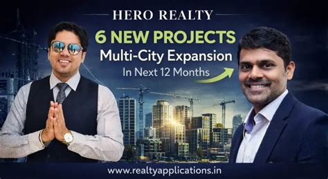 Hero Realty Expansion 2026 | 6 New Projects Announced