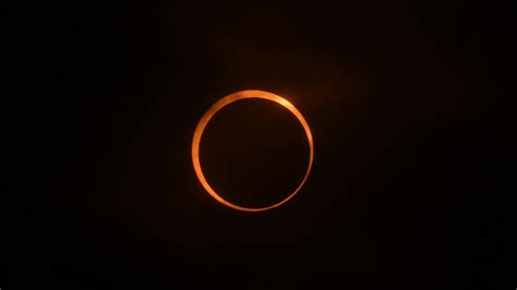 South America treated to rare 'ring of fire' eclipse