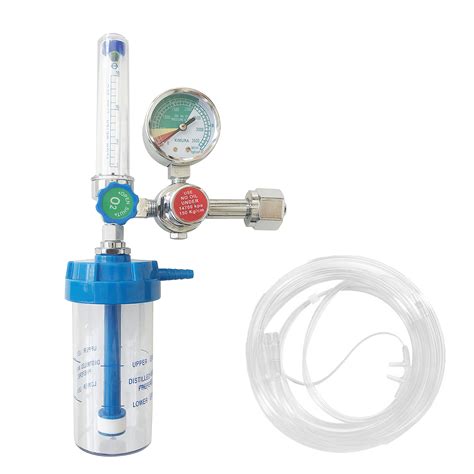 Buy Oxygen Inhalator Absorber Flow Meter Pressure Gauge Reducing Valve ...