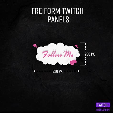 Twitch Panel Size and Dimensions | #1 Twitch-Overlay.com