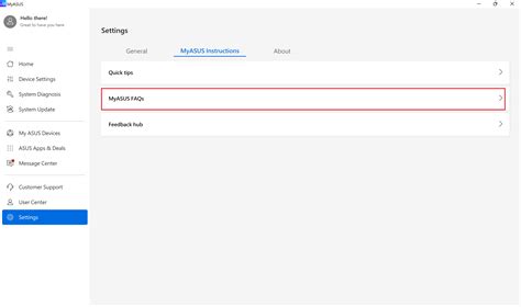 MyASUS - Settings | Official Support | ROG India