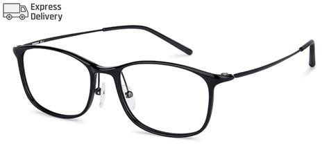 Blue Block Screen Glasses: Black Full Rim Rectangle Lenskart BLU Blu ...