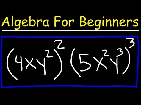 Image result for Algebra Tutorial for Beginners