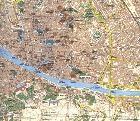 Map Of Italy Firenze