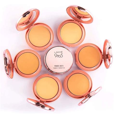 Buy LAKME 9 TO 5 PRIMER + MATTE POWDER FOUNDATION COMPACT ROSE SILK 9 G ...