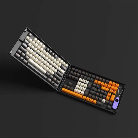 YUNZII AKKO Carbon Retro 157 Keys PBT Double Shot ASA Profile Keycap ...