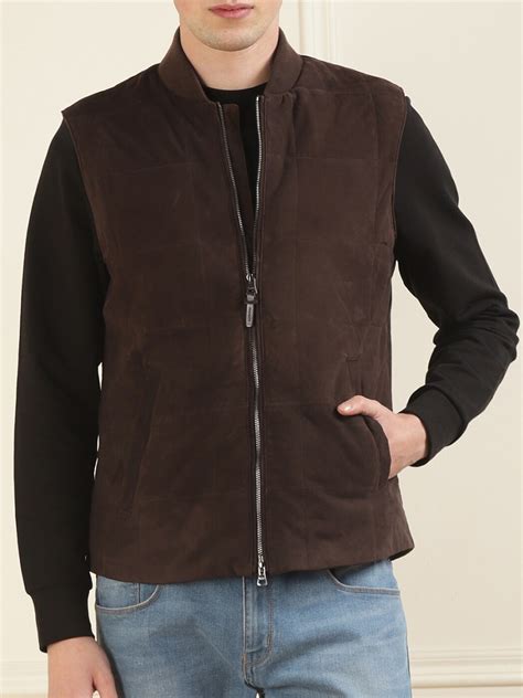 Buy HACKETT LONDON Men Suede Bomber Jacket - Jackets for Men 22032380 ...