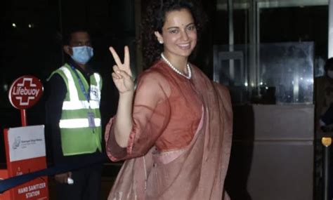 Kangana Ranaut Trolled For Not Wearing A Mask, Internet Calls Her A ...