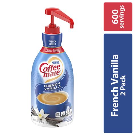 COFFEE MATE French Vanilla Liquid Coffee Creamer, Bulk Coffee Creamer ...