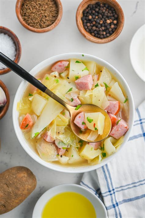 Kielbasa Cabbage Soup - Life's Ambrosia