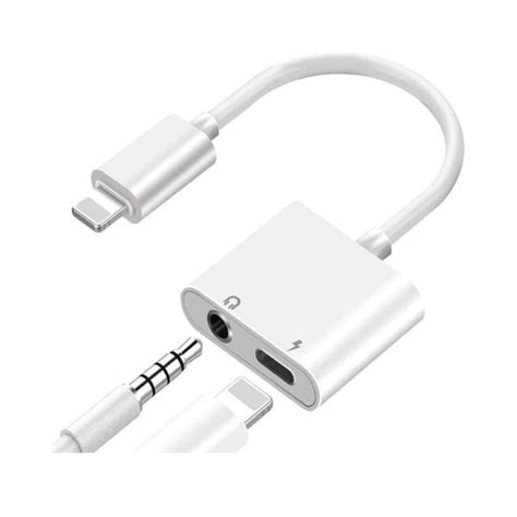 Adaptador dual Lightning a Lightning y Jack 3.5 — ZonaTecno