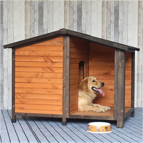 Dog Houses Solid Wood Dog House Luxury Pet House, India | Ubuy